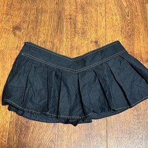 black shein skirt